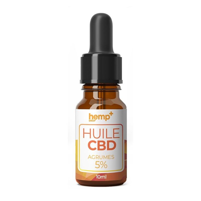 Huile de CBD Agrumes - 5 à 40% - Hemp+ Drop