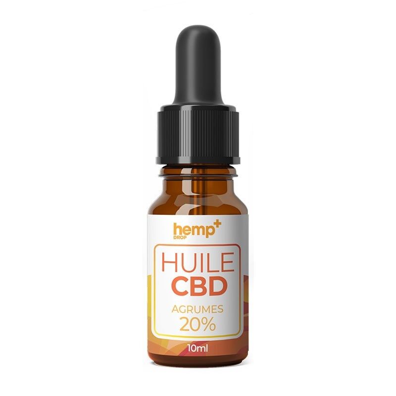 Huile de CBD Agrumes - 5 à 40% - Hemp+ Drop