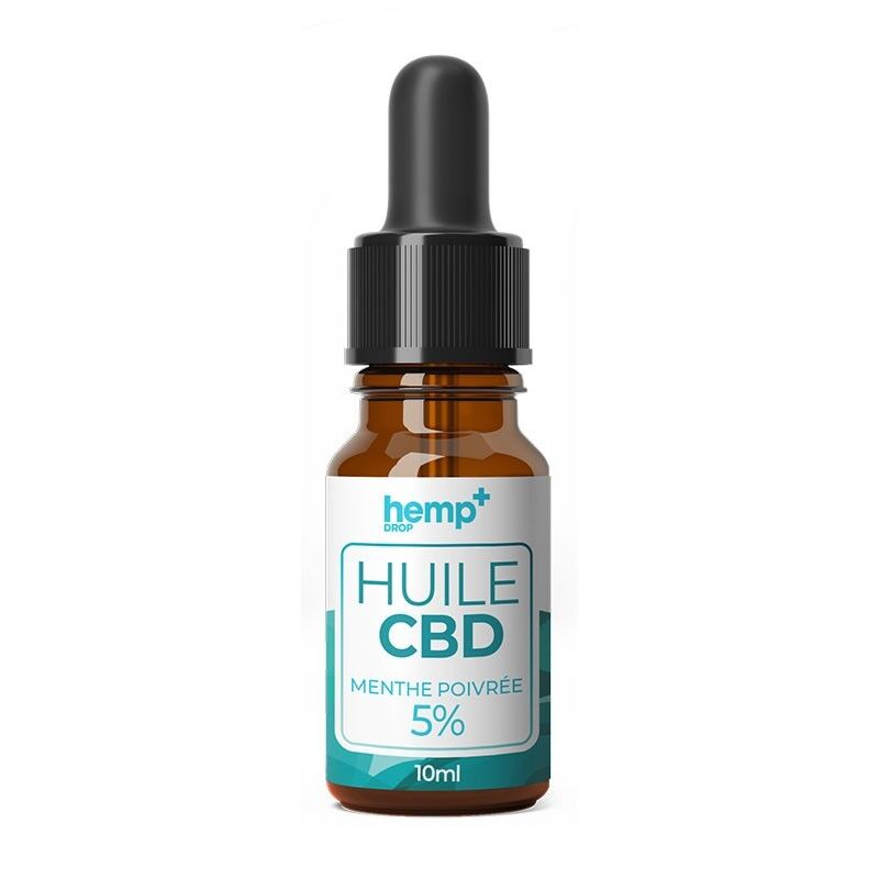 Huile de CBD Menthe Poivrée - 5 à 40% - Hemp+ Drop