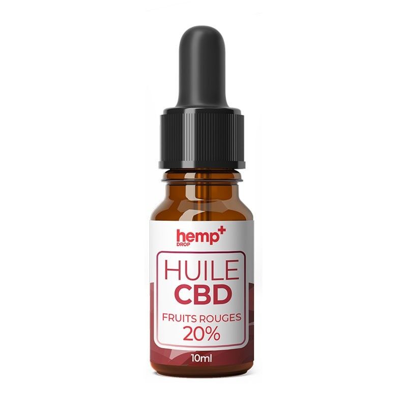 Huile de CBD Fruits rouges - 5 à 40% - Hemp+ Drop