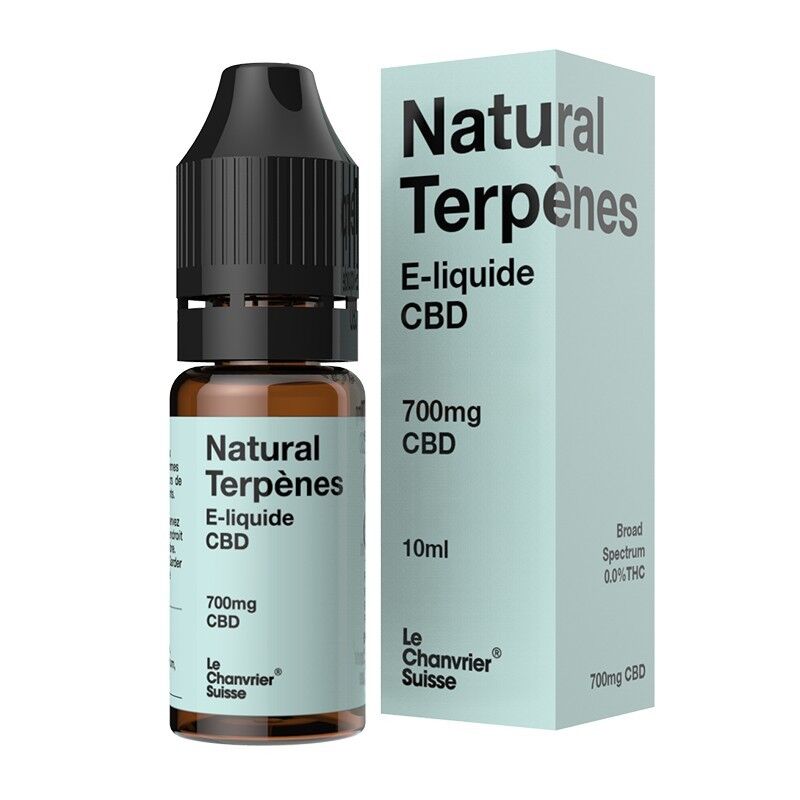 E-liquide CBD Natural Terpenes - Le Chanvrier Suisse