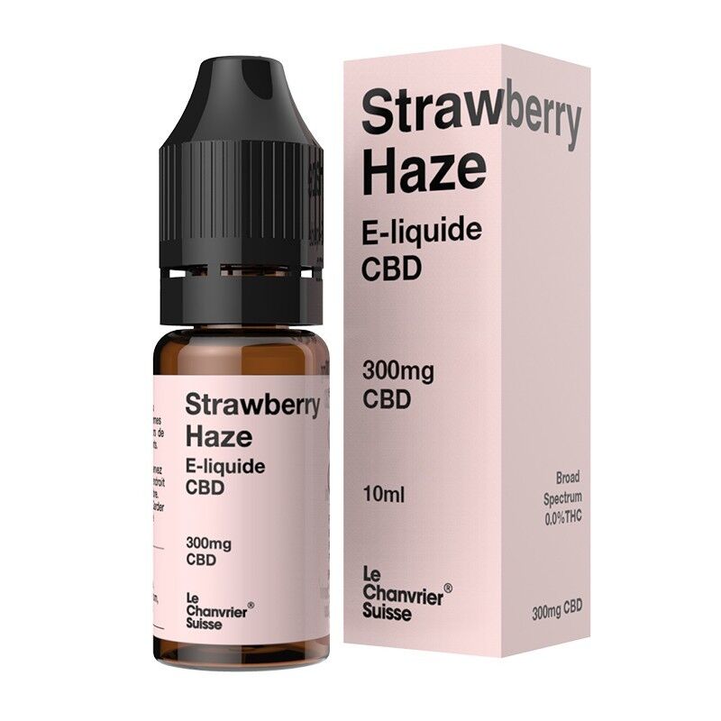 E-liquide CBD Strawberry Haze - Le Chanvrier Suisse