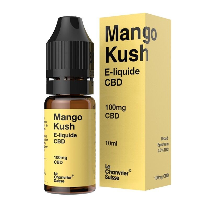 E-liquide CBD Mango Kush - Le Chanvrier Suisse