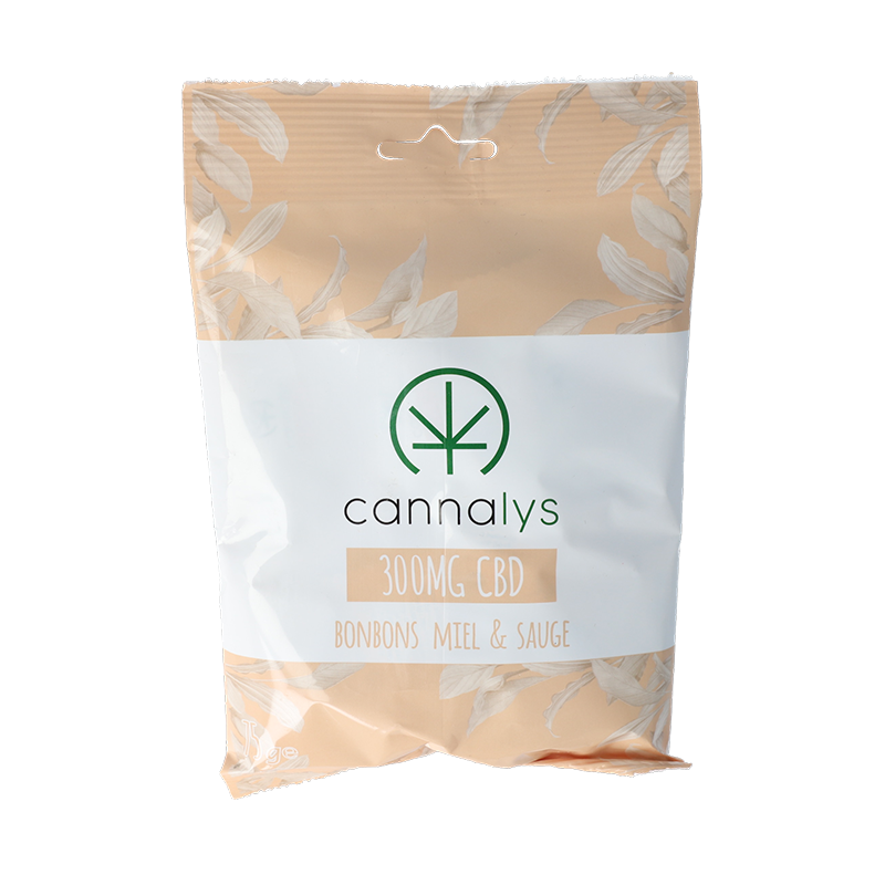 Bonbons CBD Miel et Sauge - Cannalys