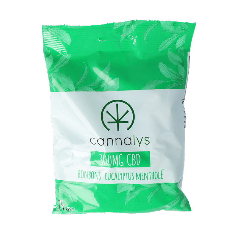 Bonbons CBD Eucalyptus Mentholé - Cannalys