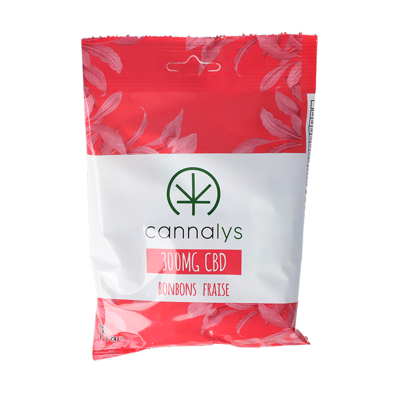 Bonbons CBD Fraise - Cannalys