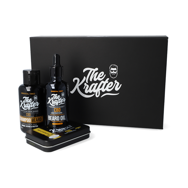 Coffret de soins pour barbe au CBD - The Krafter