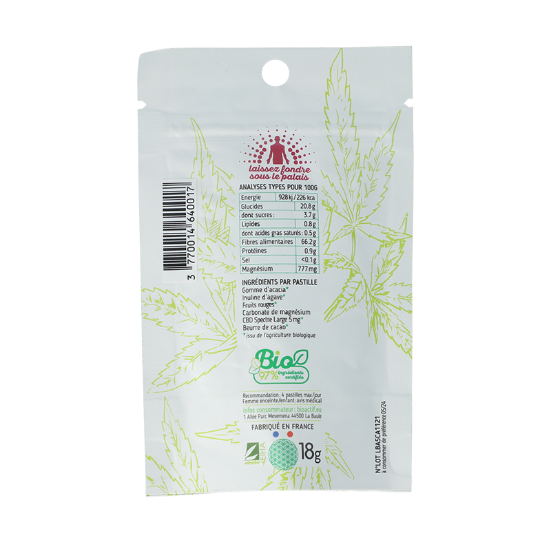 Pastilles CBD Fruits rouges - Bioactif