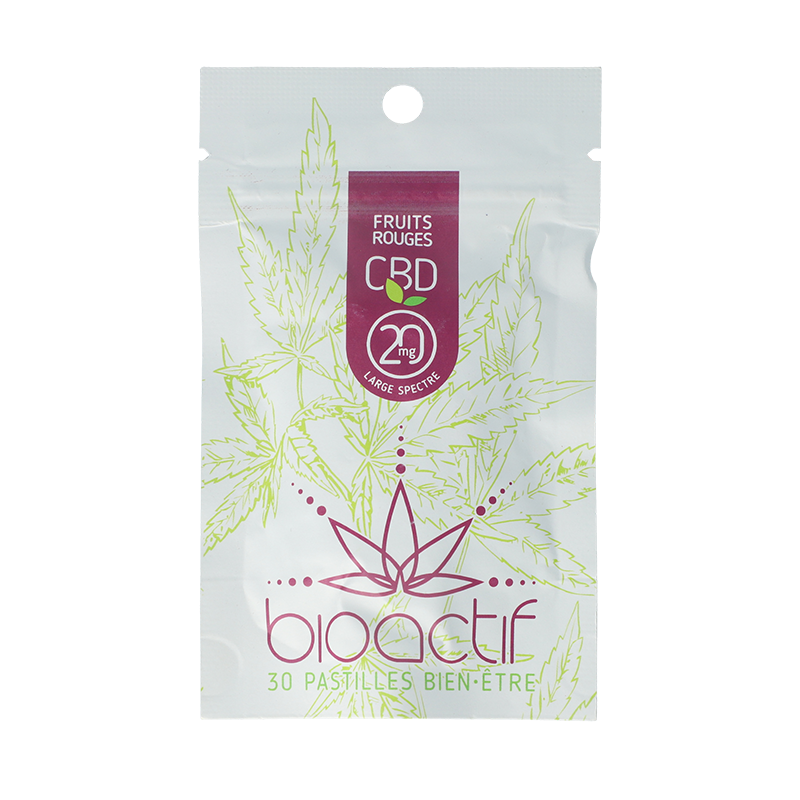 Pastilles CBD Fruits rouges - Bioactif