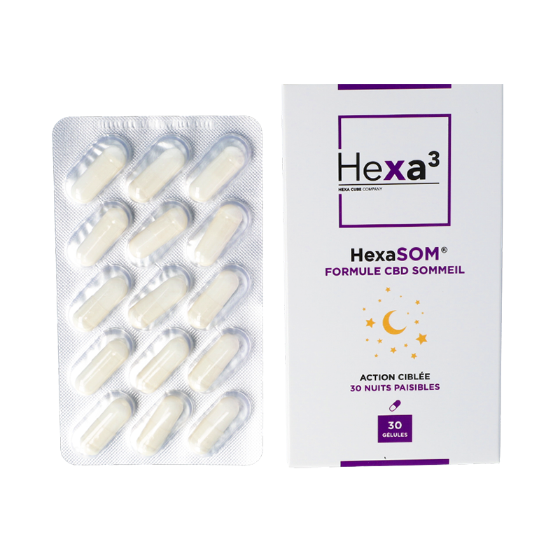 Capsules CBD Sommeil - Hexa3