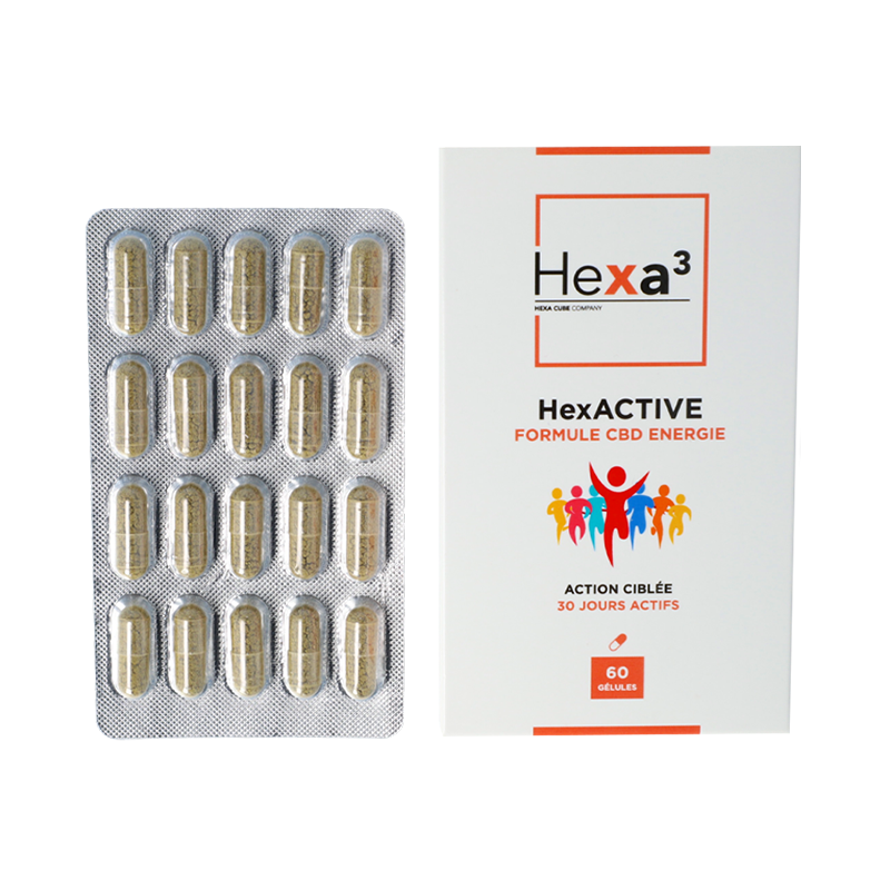 Capsules CBD Energie - Hexa3