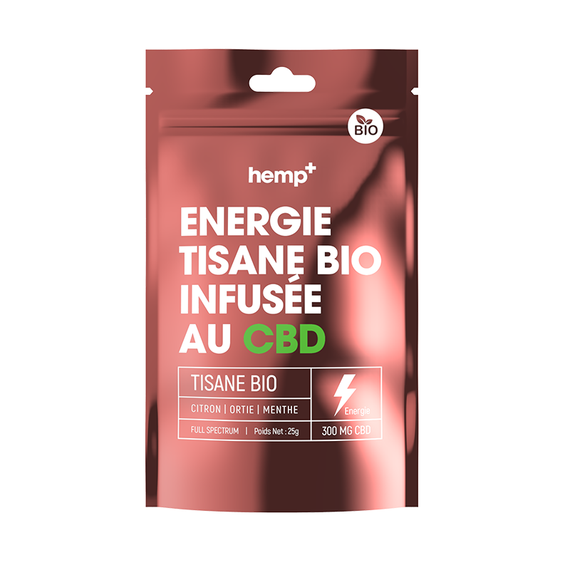 Tisane CBD Énergie - Hemp+