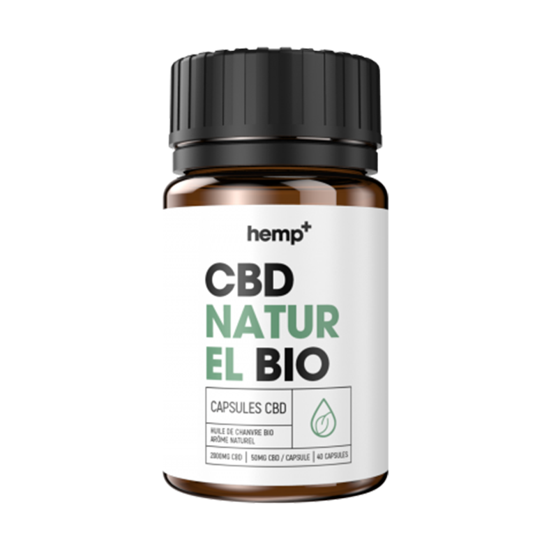 Capsules CBD Naturel - Hemp+