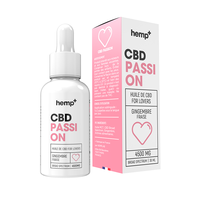 Huile CBD Passion 30 ml - Hemp+