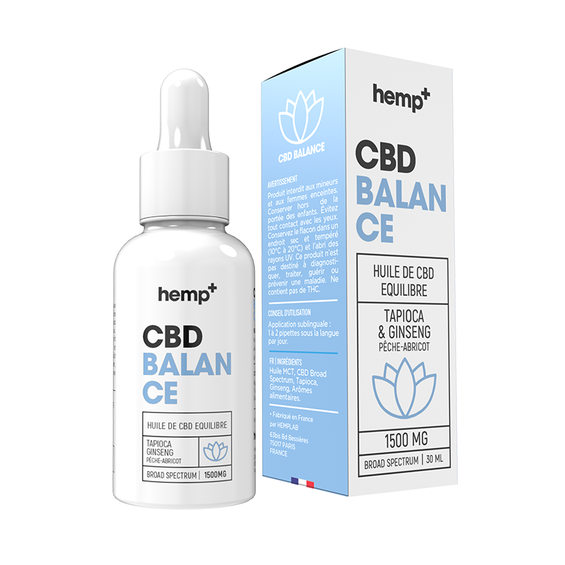 Huile CBD Balance 30 ml - Hemp+