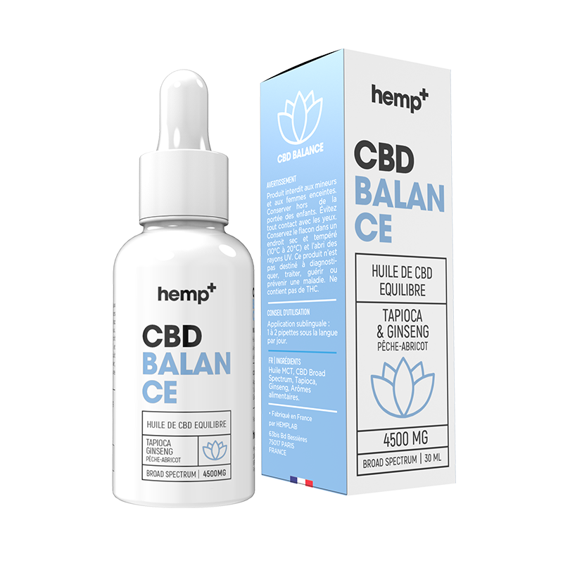 Huile CBD Balance 30 ml - Hemp+