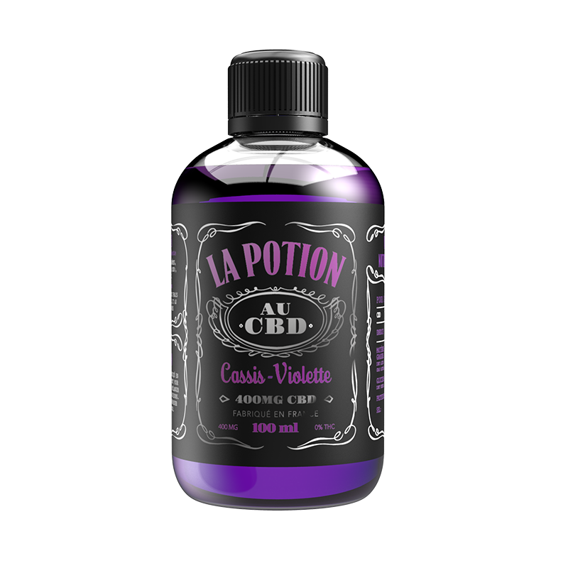 Sirop CBD Cassis Violette - La Potion