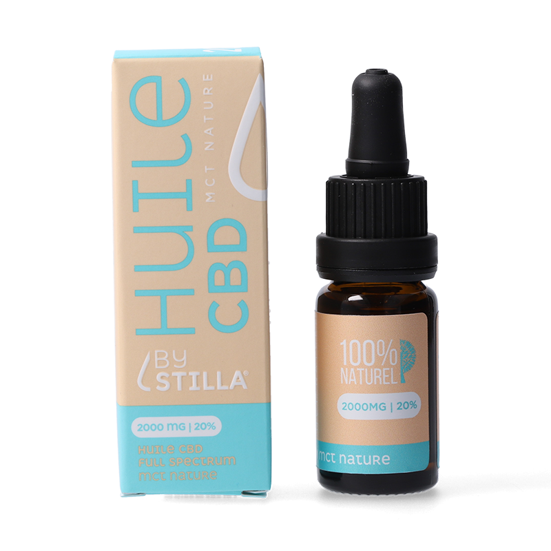 Huile CBD MCT nature 10 à 40 % - Stilla