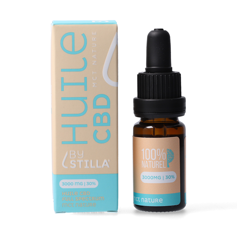 Huile CBD MCT nature 10 à 40 % - Stilla