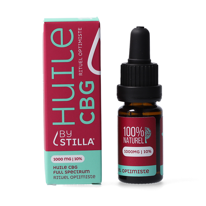 Huile CBG Rituel optimiste 5 à 15 % - Stilla