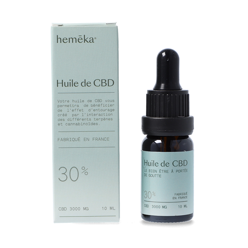 Huile CBD Broad Spectrum 5 à 30 % - Hemeka