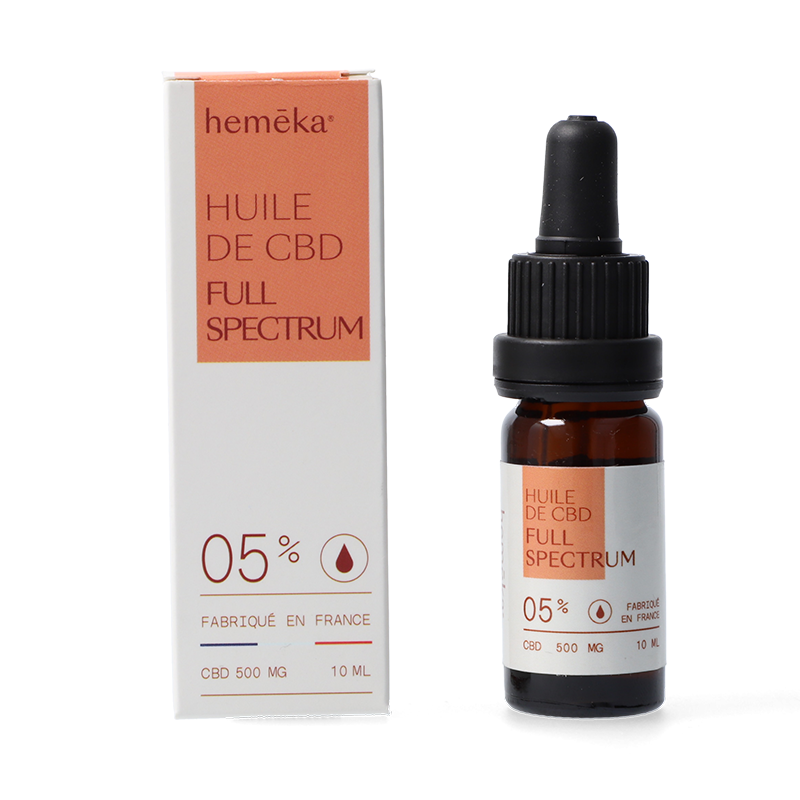 Huile CBD Full Spectrum 5 à 30 % - Hemeka