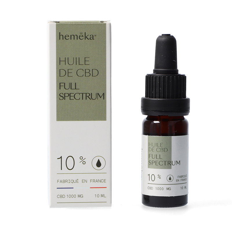 Huile CBD Full Spectrum 5 à 30 % - Hemeka