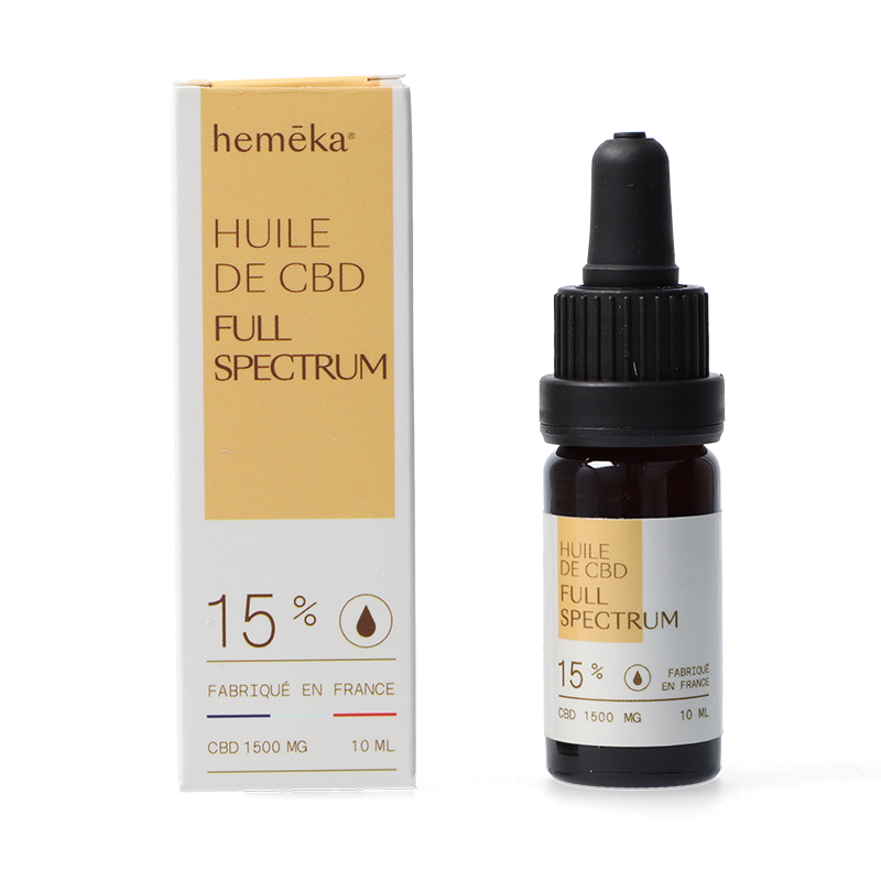 Huile CBD Full Spectrum 5 à 30 % - Hemeka