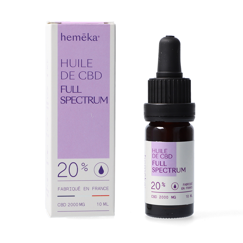 Huile CBD Full Spectrum 5 à 30 % - Hemeka