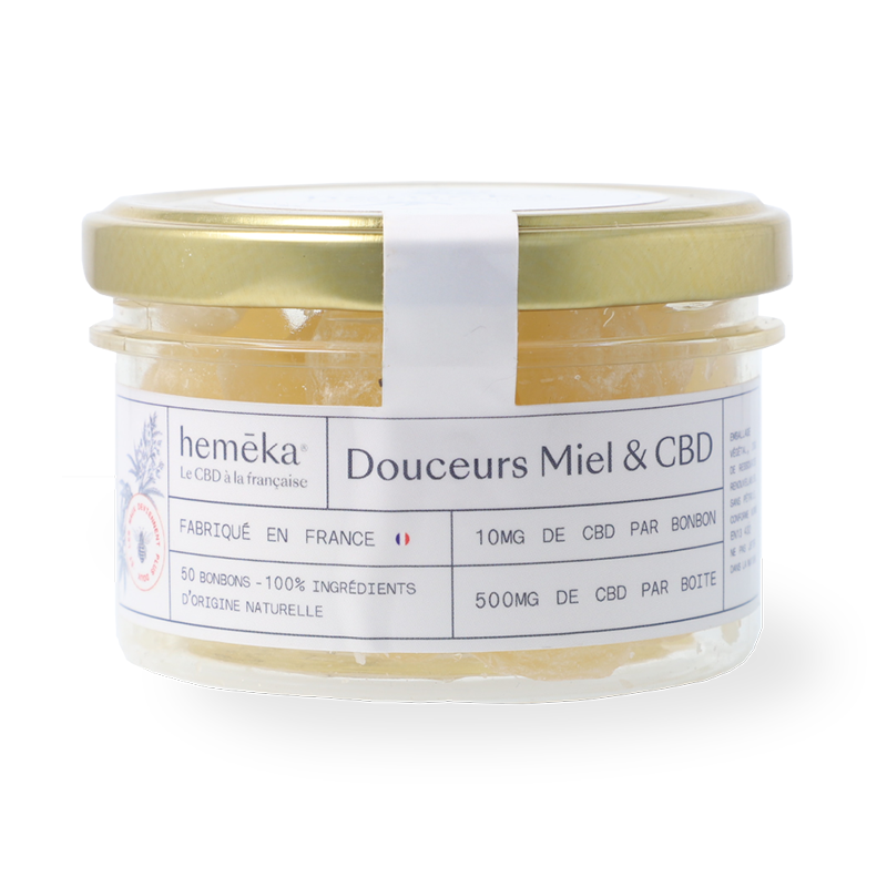 Bonbons CBD Douceurs de Miel & CBD - Hemeka