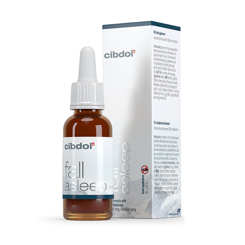 Formule CBD Mélatonine Fall Asleep - Cibdol