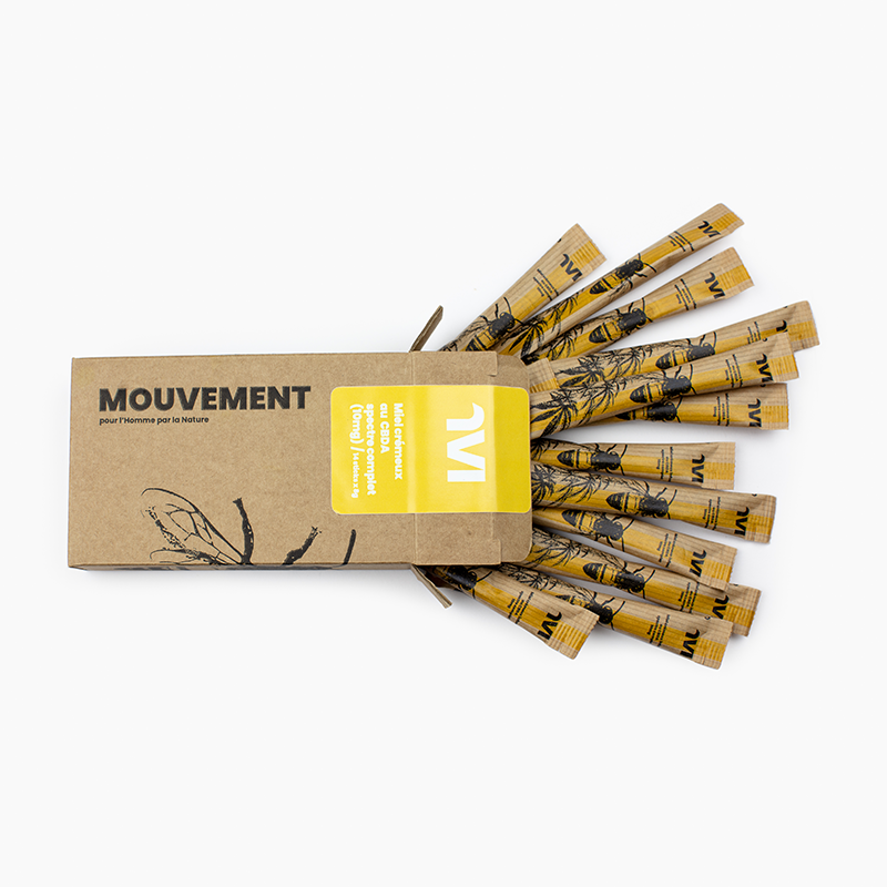 Stick Miel CBD - Mouvement