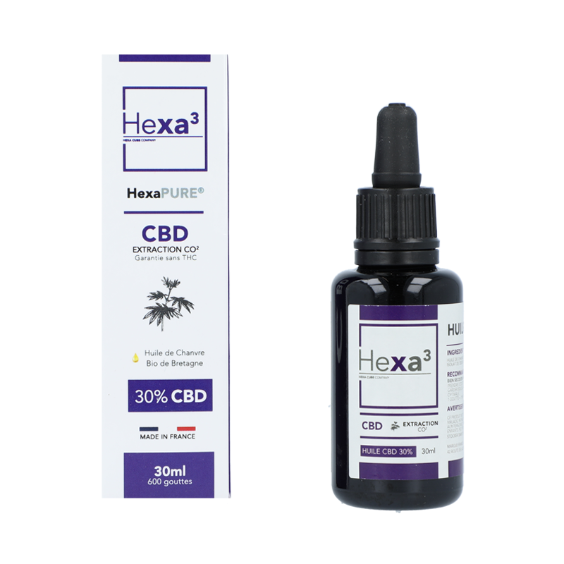 Huile de Chanvre CBD 30 ml 30 % - Hexa3