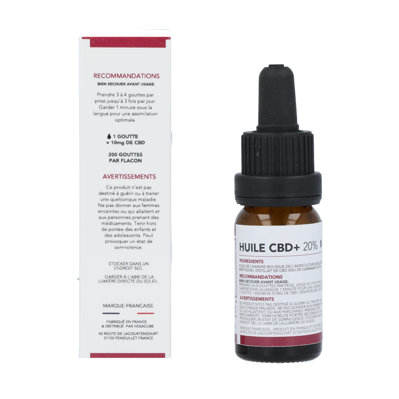 Huile de CBD Broad Spectrum - Hexa3