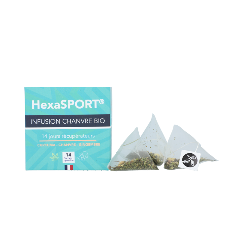 Infusion de CBD Sport en sachet - Hexa3