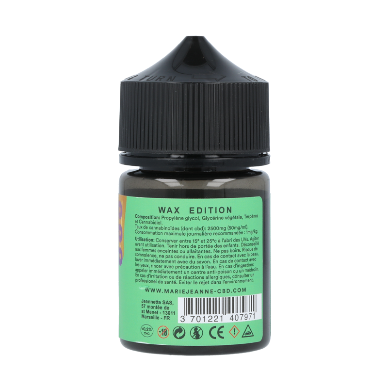 E-liquide CBD Gelato 50 ml - Marie Jeanne