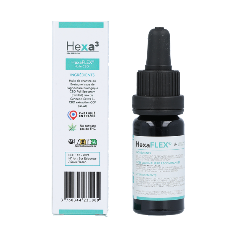 Huile CBD Mobilité 20 % - Hexa3