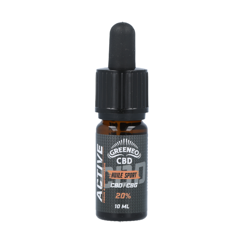 Huile CBD CBG Sport 20% - Greeneo