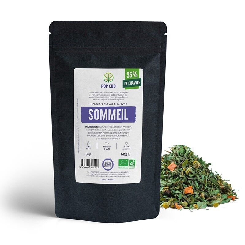 Infusion CBD au chanvre Sommeil – Pop CBD