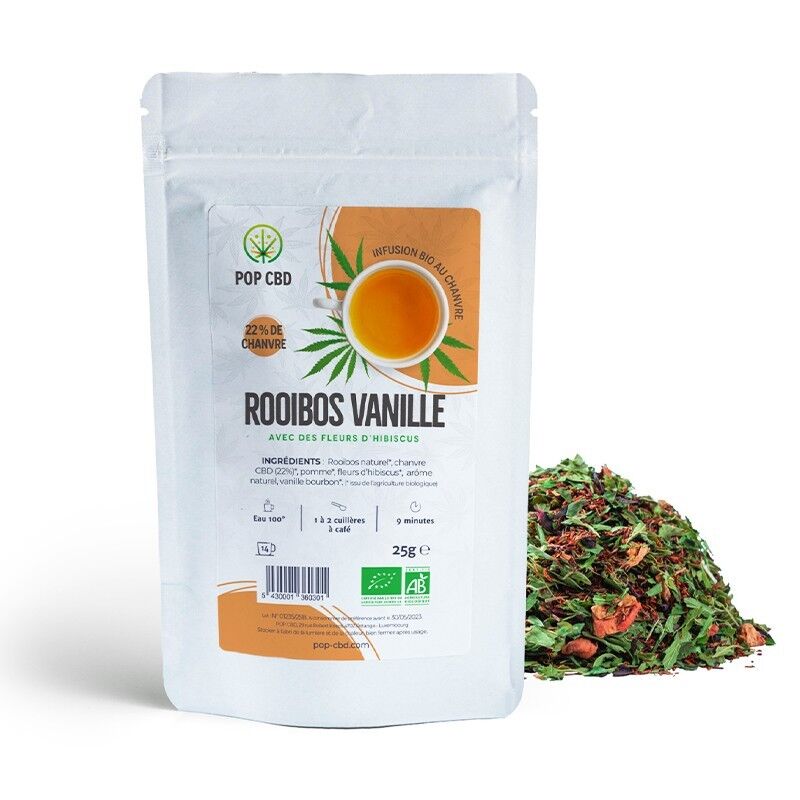 Infusion CBD Rooibos Vanille – Pop CBD