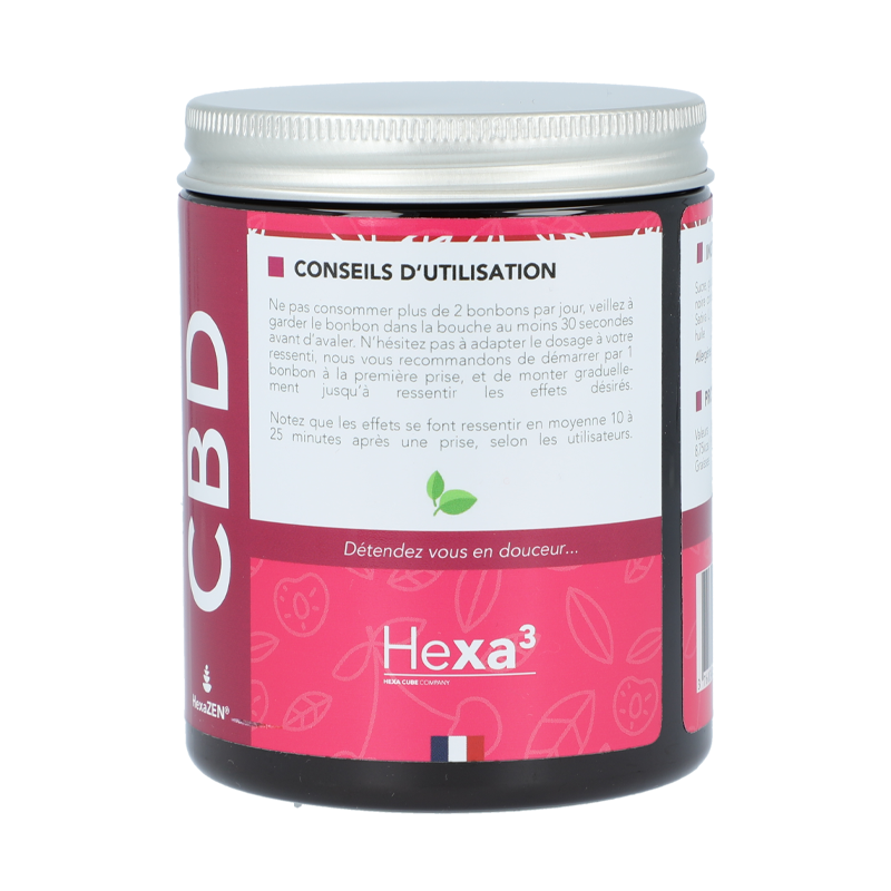 Gummies CBD végan Détente - Hexa3