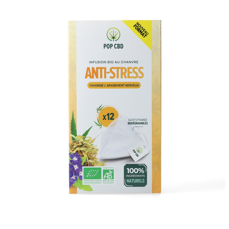 Infusion CBD Anti-stress en sachet - Pop CBD