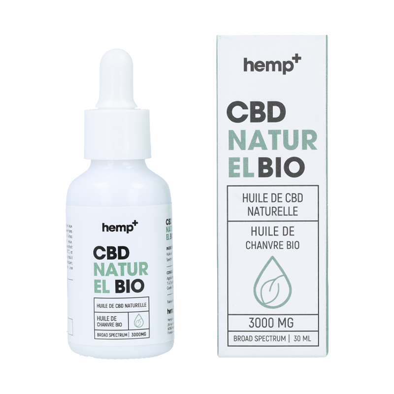 Huile CBD Naturel 30 ml - Hemp+