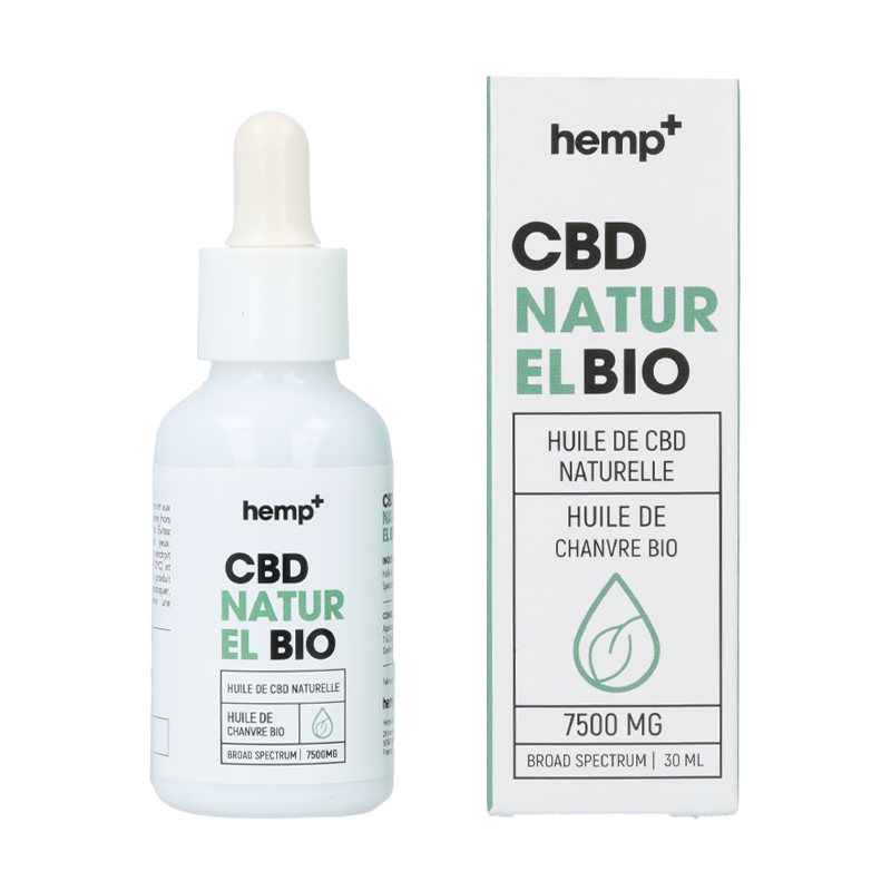 Huile CBD Naturel 30 ml - Hemp+