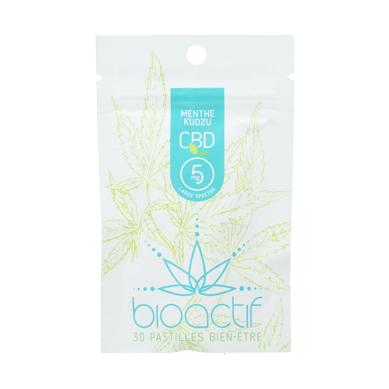 Pastilles CBD Menthe Kudzu - Bioactif