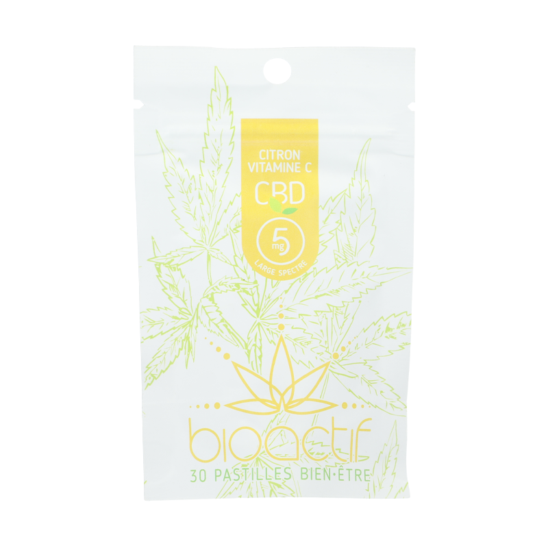 Pastilles CBD Citron Vitamine C - Bioactif