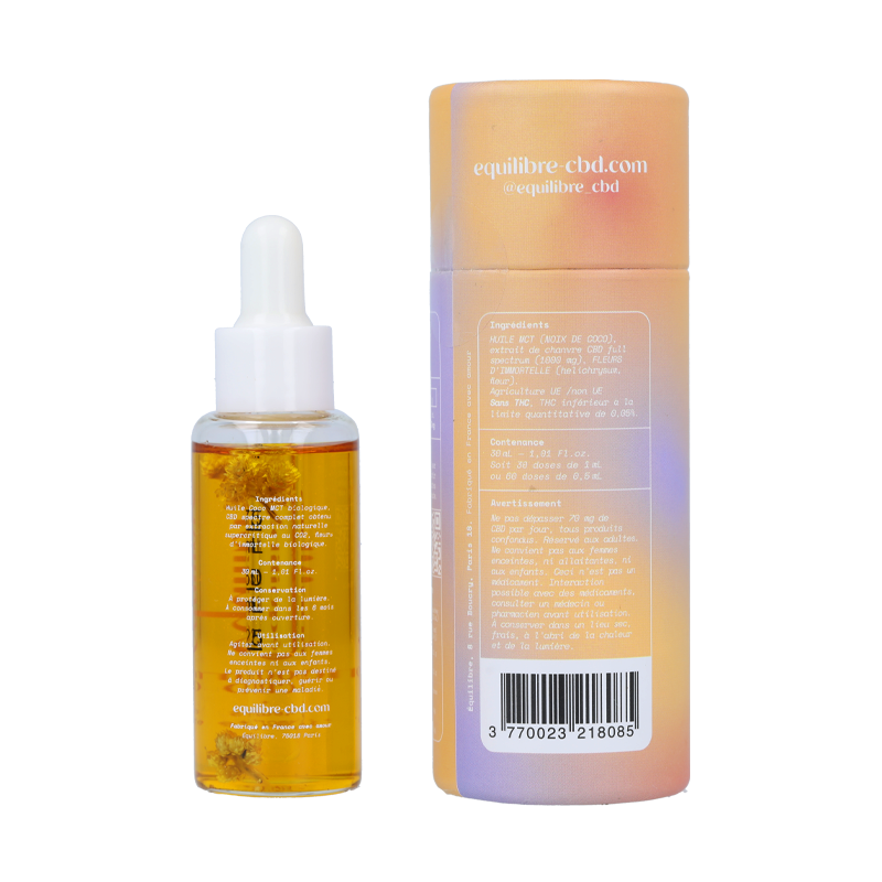 Huile CBD 1000 mg 30 ml - Équilibre