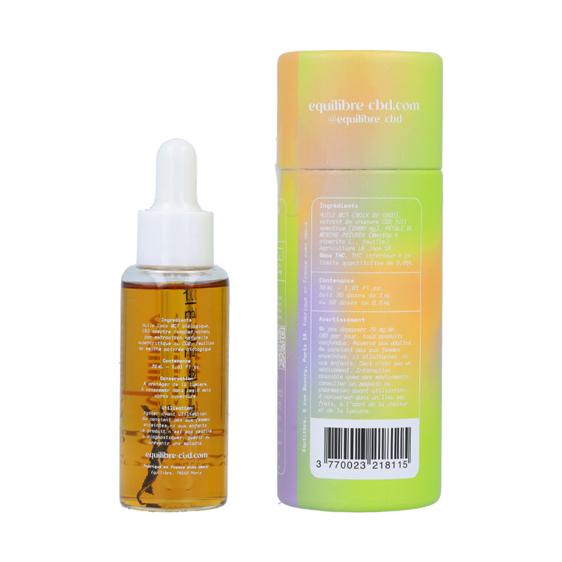 Huile CBD 2000 mg 30 ml - Équilibre