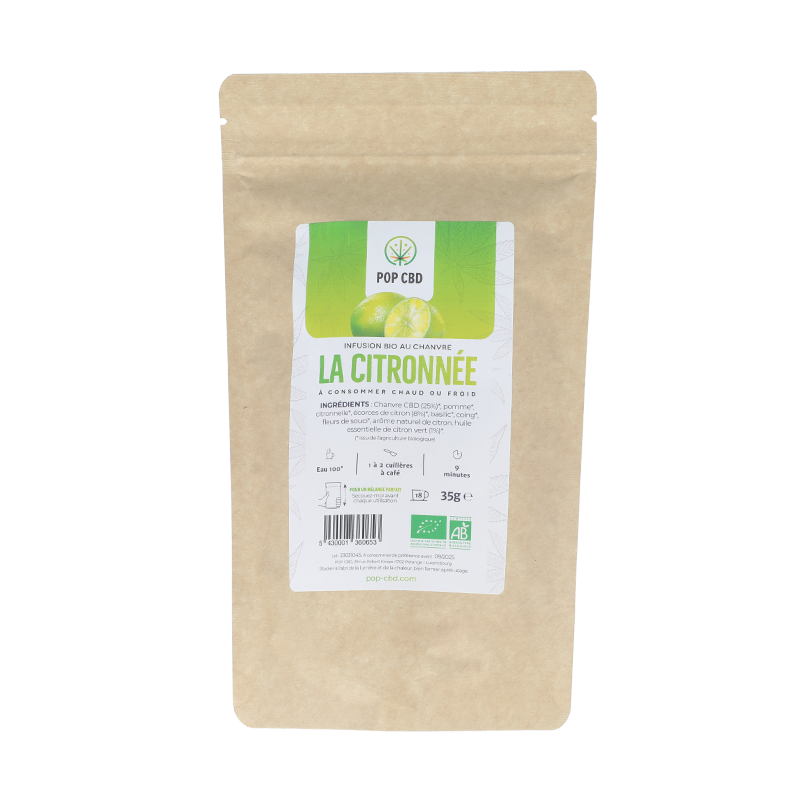 Infusion CBD La Citronnée - Pop CBD