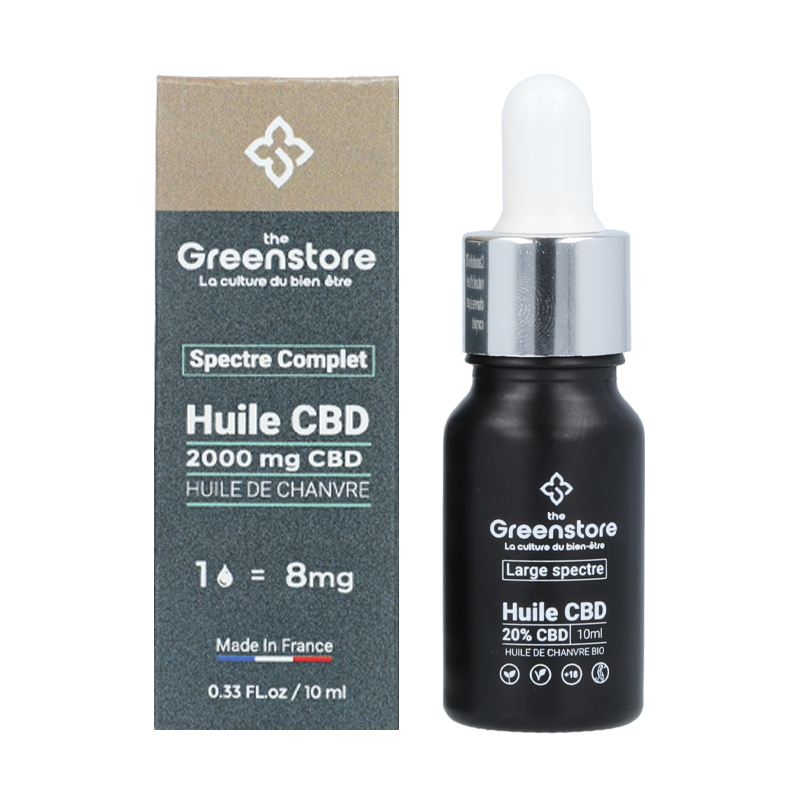 Huile CBD Full Spectrum 2000 mg - The Greenstore